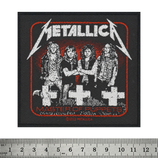 Sew on patch METALLICA - MASTER OF PUPPETS BAND (ofp-063)