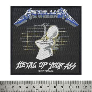 Sew on patch METALLICA - METAL UP YOUR ASS (ofp-064)