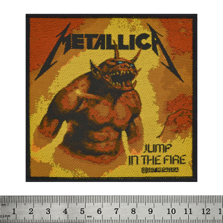 Sew on patch METALLICA - JUMP IN THE FIRE (ofp-065)