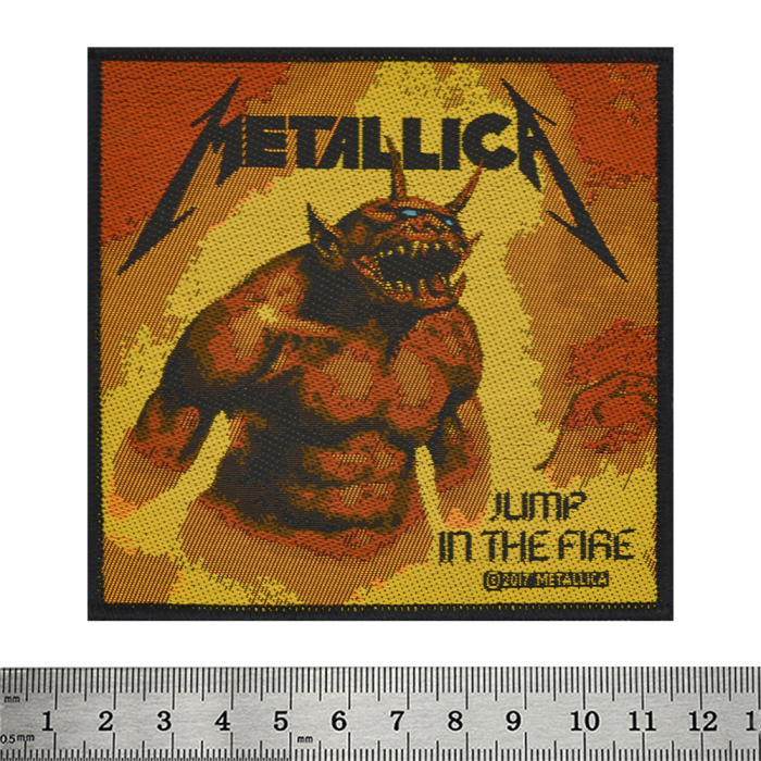 Sew on patch METALLICA - JUMP IN THE FIRE (ofp-065)