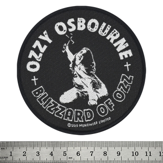 Sew on patch OZZY OSBOURNE - BLIZZARD OF OZZ (ofp-071)