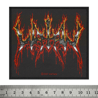 Sew on patch WATAIN - FLAMING LOGO (ofp-080)