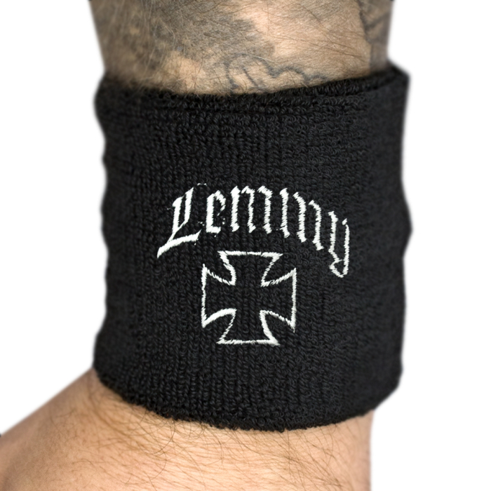Terry wristband LEMMY - IRON CROSS (wol-003)