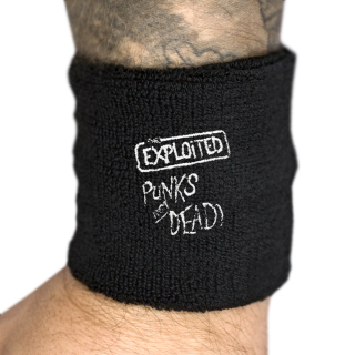 Terry wristband THE EXPLOITED - PUNKS NOT DEAD (wol-015)