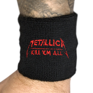 Terry wristband METALLICA - KILL EM ALL (wol-016)