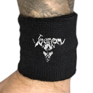 Terry wristband VENOM - BLACK METAL (wol-021)
