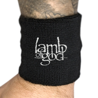 Terry wristband LAMB OF GOD - LOGO (wol-025)