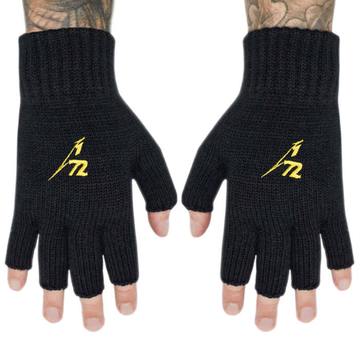 Fingerless gloves METALLICA - M72 (gol-009)