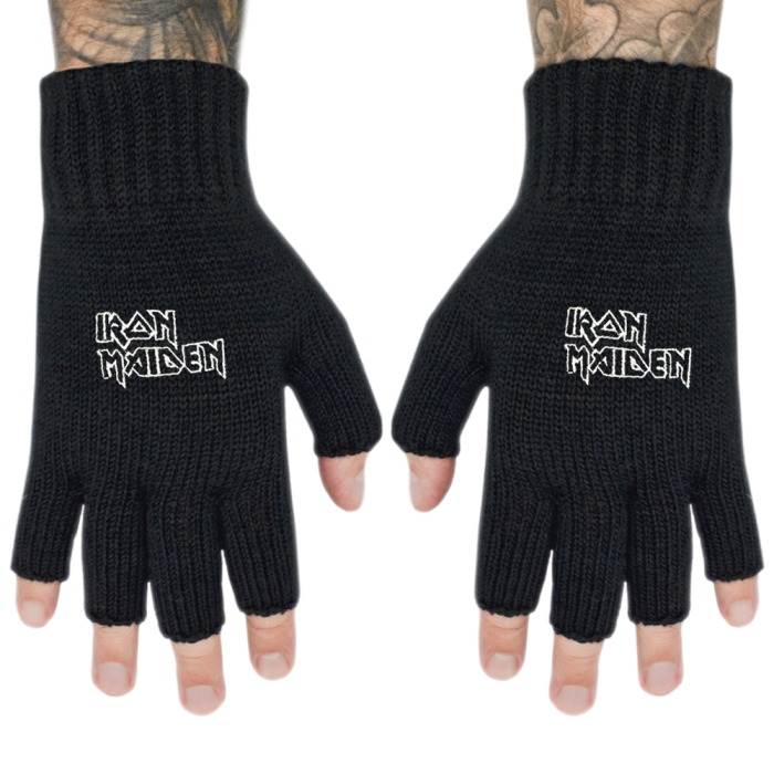 Fingerless gloves IRON MAIDEN - LOGO (gol-010)