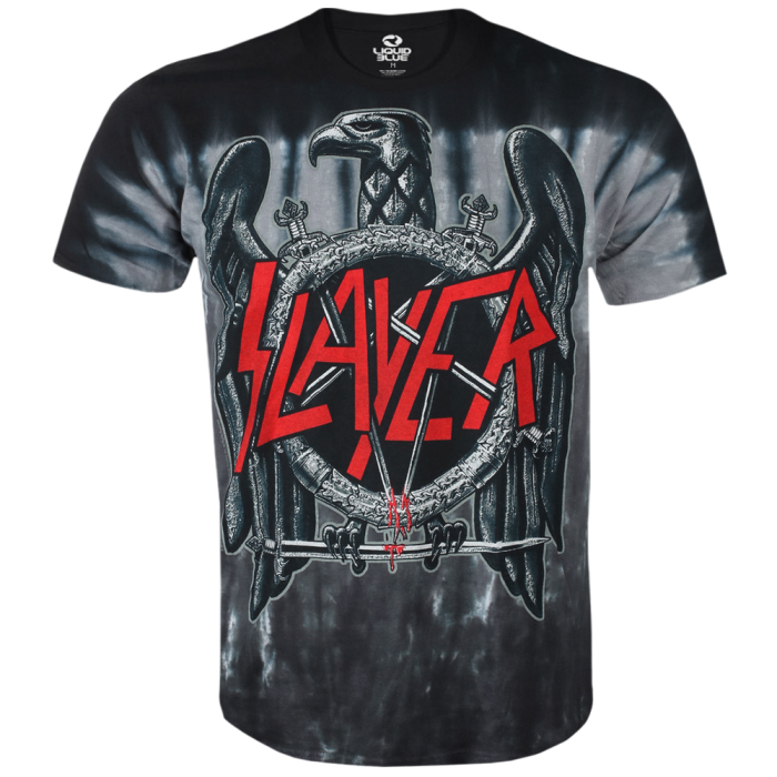 Slayer - Eagle (Tie-Dye) Liquid Blue T-shirt