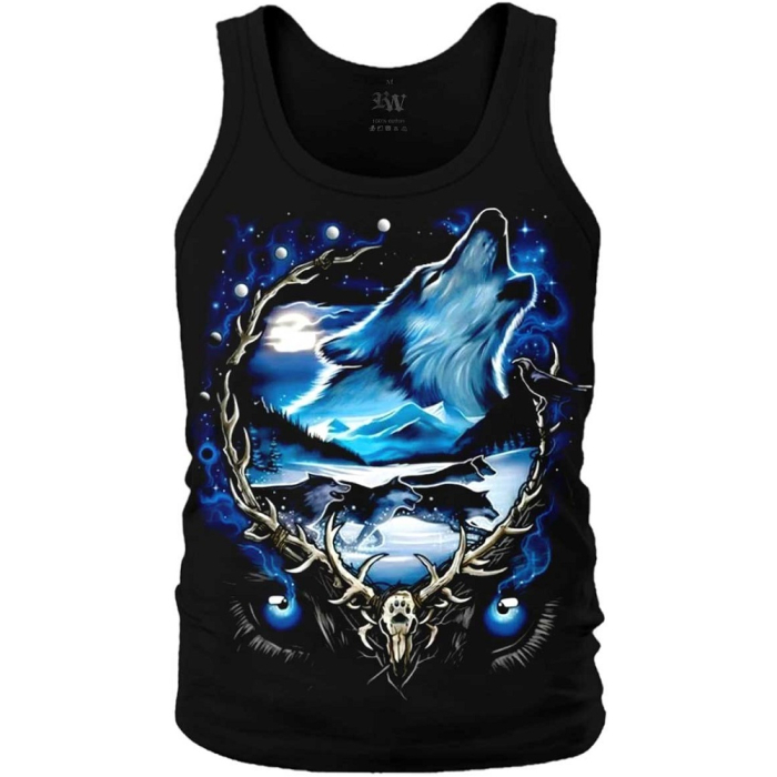Howling wolf Tank Top