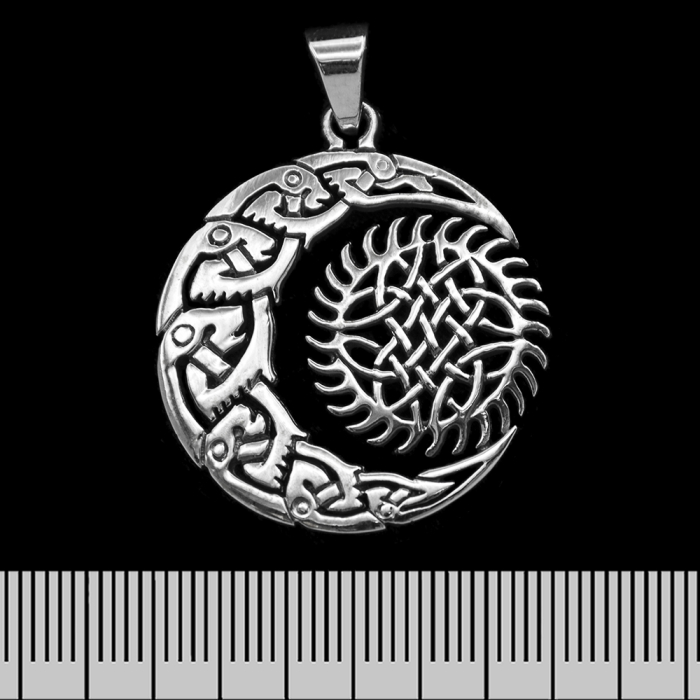 Moon and Sun (925 Silver) Pendant