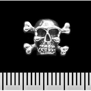 Pirate Skull (925 Silver) (st-001) Stud Earring