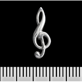Treble Clef (925 Silver) (st-006) Stud Earring