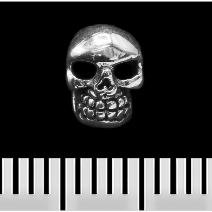 Small Skull (925 Silver) (st-012) Stud Earring