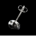 Small Skull (925 Silver) (st-012) Stud Earring