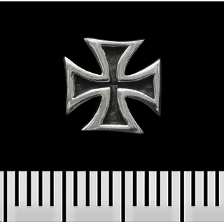 Templar Cross (925 Silver) (st-013) Stud Earring