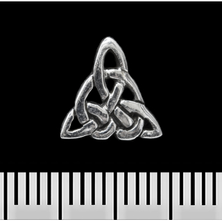 Triquetra Celtic Weaving (925 Silver) (st-015) Stud Earring