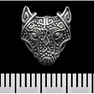 Fenrir (Wolf) (925 Silver) (st-022) Stud Earring