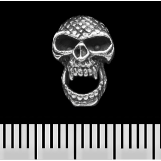 Skull 3 (925 Silver) (st-024) Stud Earring