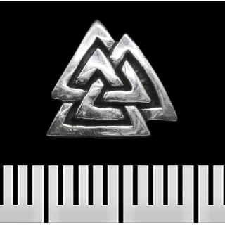 Valknut (925 Silver) (st-028) Stud Earring