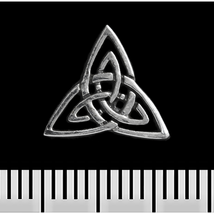 Triquetra 2 (925 Silver) (st-029) Stud Earring