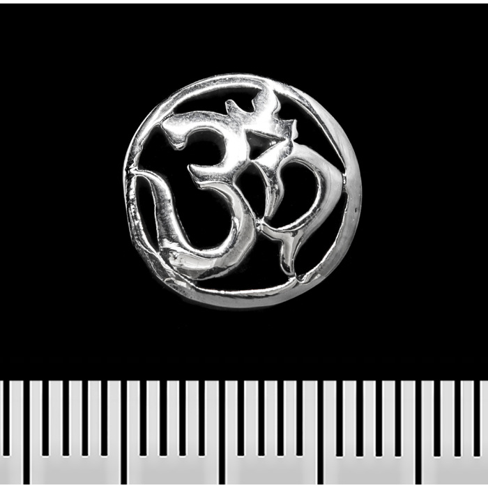 Aum (Ohm) (925 Silver) (st-033) Stud Earring