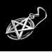 Pentagram (925 Silver) Earring-Hook