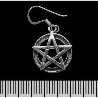 Pentagram (925 Silver) Earring-Hook