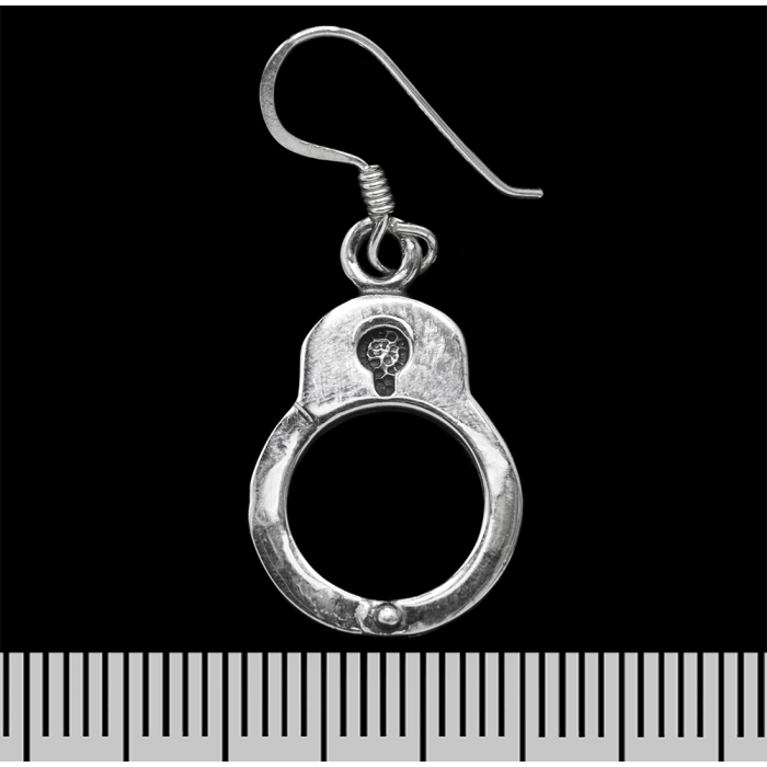 Handcuffs (925 Silver) Earring-Hook