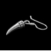 Fang with a Pattern (925 Silver) Earring-Hook