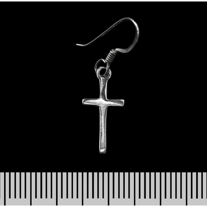 Cross (925 Silver) Earring-Hook