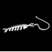 Fish Skeleton (925 Silver) Earring-Hook