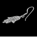 Hamsa (Hand of God) (925 Silver) Earring-Hook