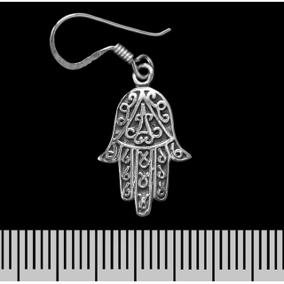 Hamsa (Hand of God) (925 Silver) Earring-Hook