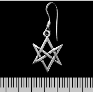 Hexagram (925 Silver) Earring-Hook