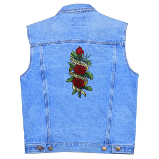 Rockabilly Will Never Die (ltp-002) Thermo Embroidered Patch