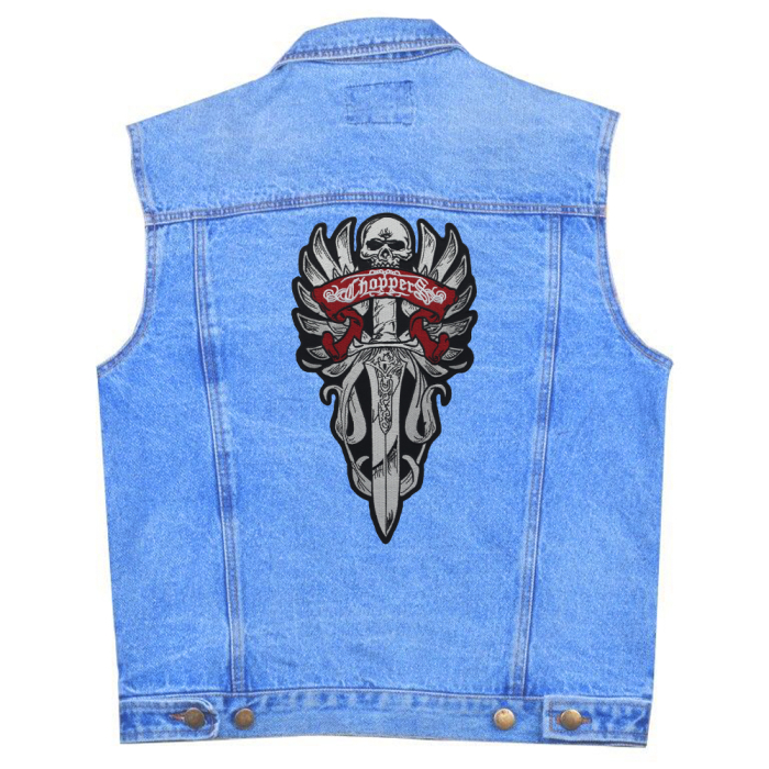 Choppers (Dagger) (ltp-008) Thermo Embroidered Patch