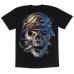 Skull with Barbed Wire (3D, Glowing in the Dark) T-Shirt