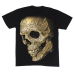 Skull with Carved Patterns (3D, Glowing in the Dark) T-Shirt Skull with Carved Patterns (3D, Glowing in the Dark) T-Shirt