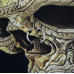 Skull with Carved Patterns (3D, Glowing in the Dark) T-Shirt Skull with Carved Patterns (3D, Glowing in the Dark) T-Shirt