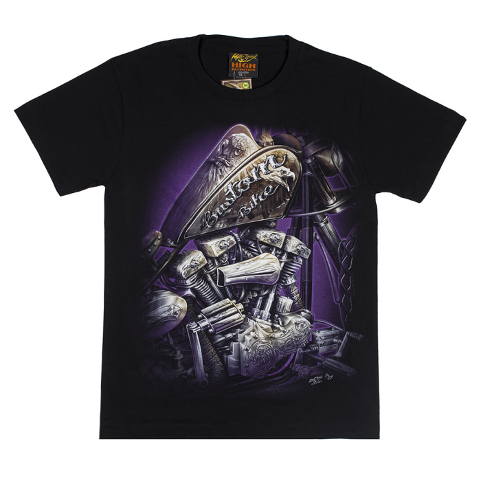 Custom Bike "Ride Free" (Glows in the Dark) T-Shirt