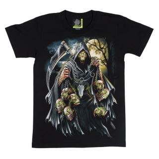 Death with Skulls on Chains (Glows in the Dark) T-Shirt