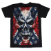 Big Skull (Confederate Flag) (Glowing in the Dark) T-Shirt