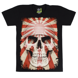 Big Skull (Japan Flag) (Glows in the Dark) T-Shirt