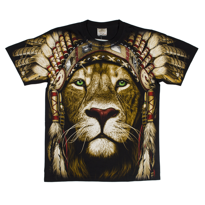 Lion Indian Roach T-Shirt