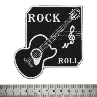 Rock'n'Roll (Guitar) (PS-004) Embroidered Patch