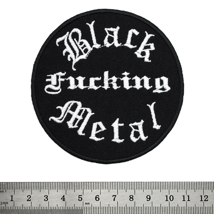 Black Fucking Metal (PS-039) Embroidered Patch