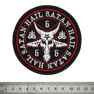 Hail Satan (Pentagram) (PS-066) Embroidered Patch