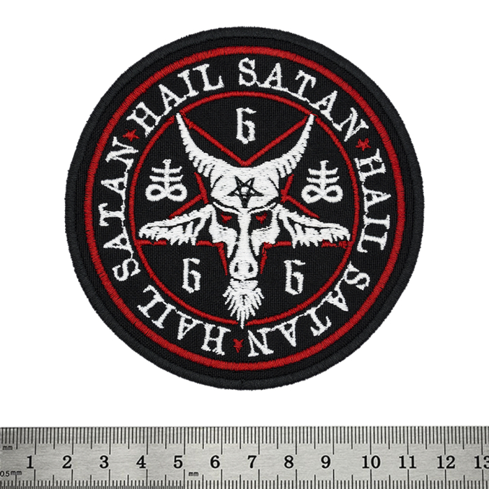 Hail Satan (Pentagram) (PS-066) Embroidered Patch